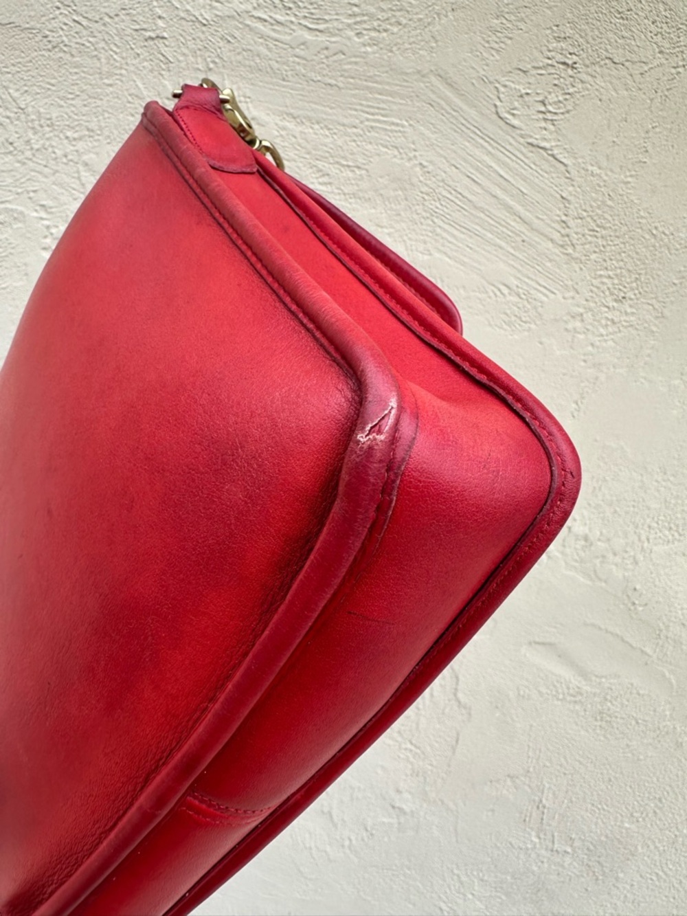 🌶️Vintage Red Coach Station Bag 5130🌶️ - Picture 6 of 11